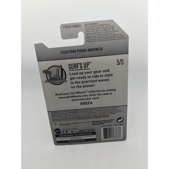 HOT WHEELS ZAMAC CUSTOM FORD BRONCO - Picture 3 of 5